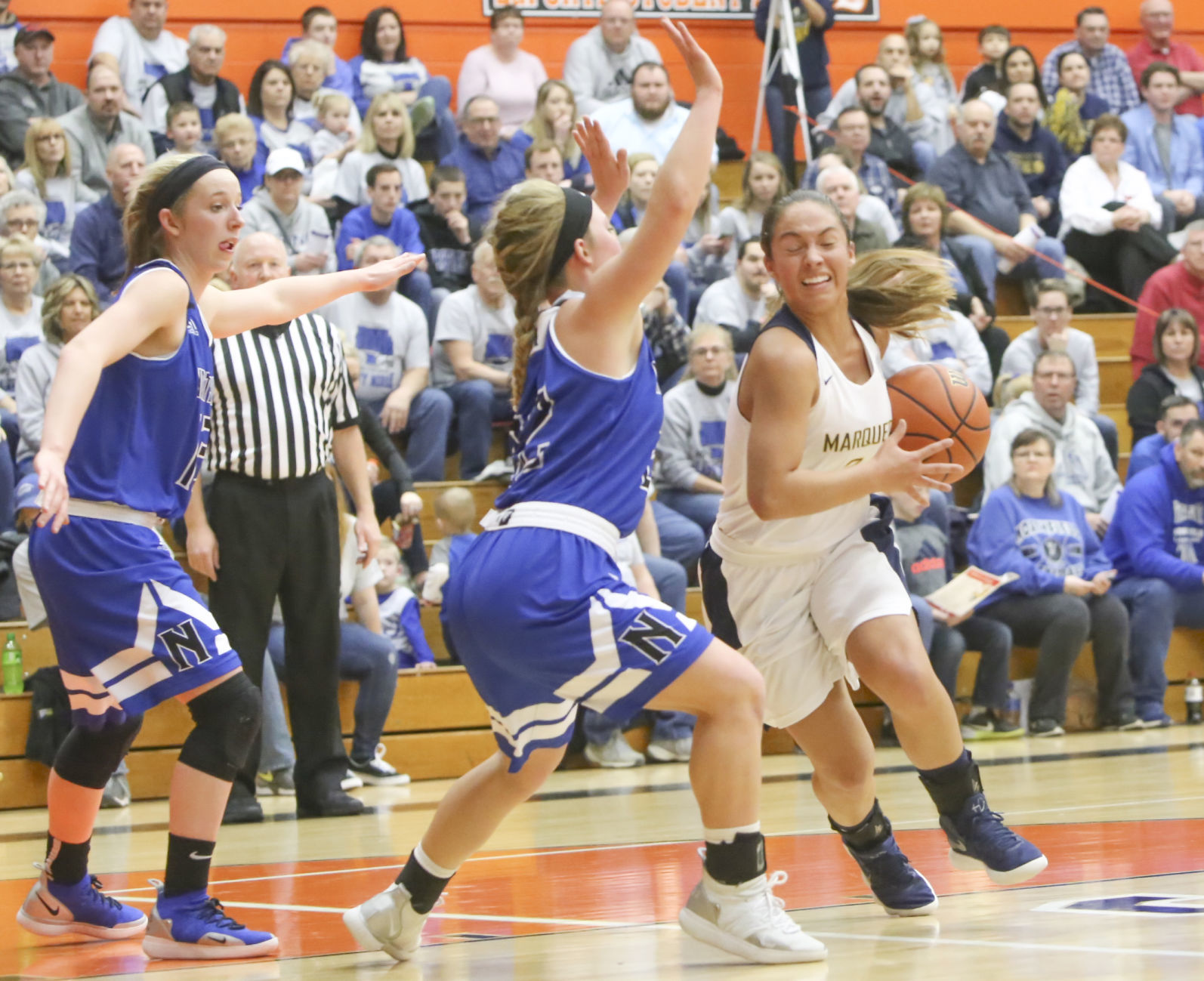 Marquette Catholic plays Northfield Saturday in semi state at LaPorte High School